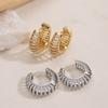 ED6420 European and American Style Elegant Retro Hoop Earrings