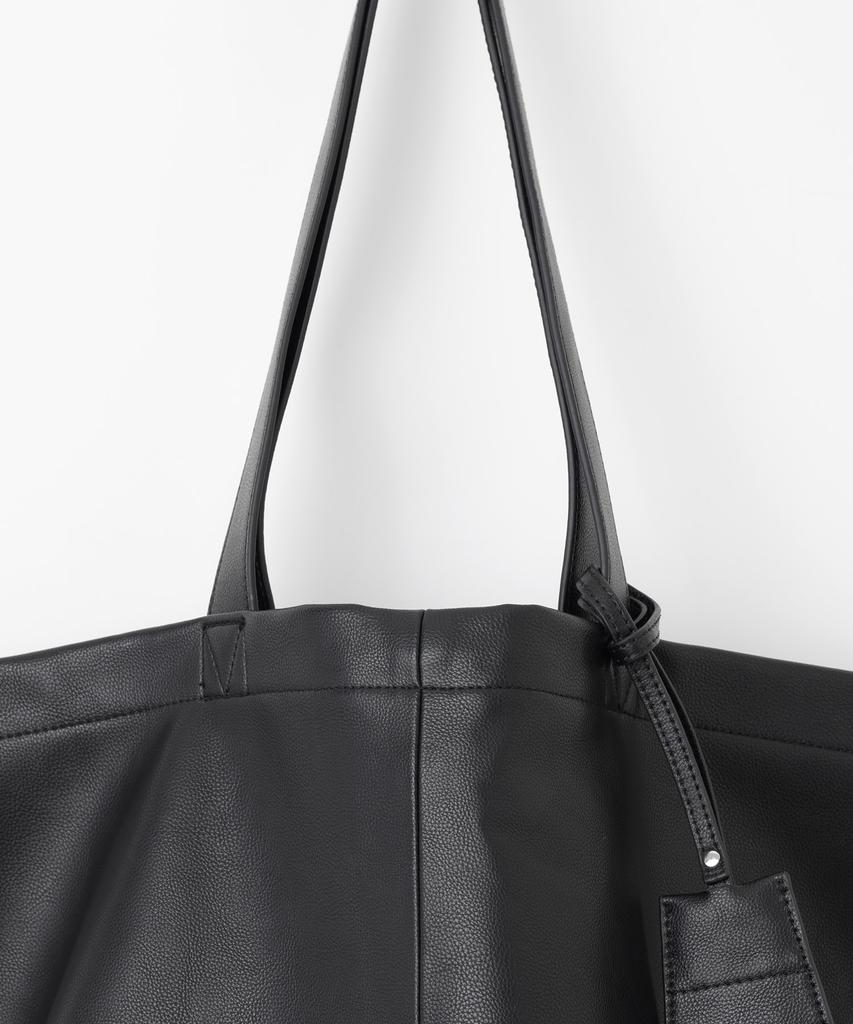 Millo Archive Per Leather Tote Bag [Black]