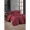 Bedding Set - 1 Duvet Cover 220 X 240 Cm + 2 Pillowcases 60 X 60 Cm - 100% Reinforced Cotton - Red