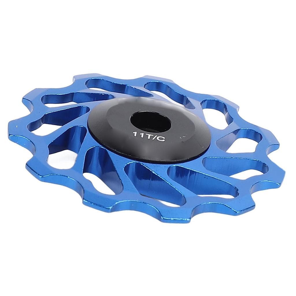 Bike Ceramic Bearing Pulley Wheel Aluminum Alloy Smoothly Rotation 11T Ceramic Bearing Wheel Pulley