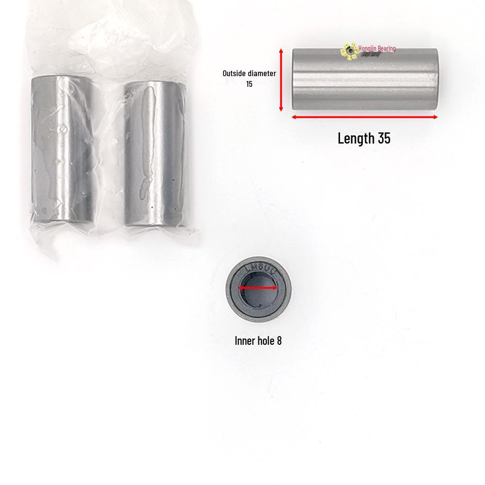Extended Linear Bearings Sale: LM8UU, LM8LUU, LM6LUU, LM10LUU, LM12LUU