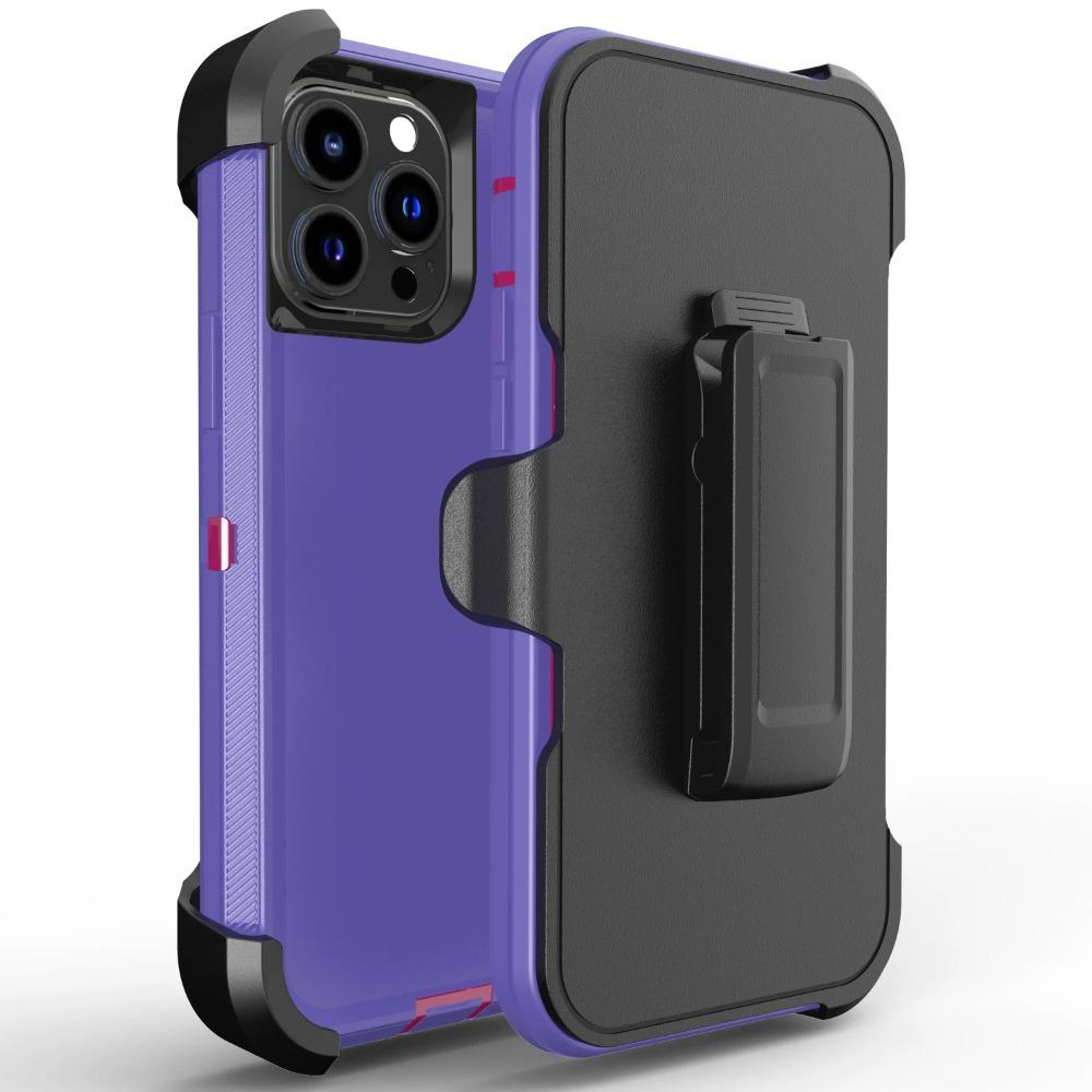 

3IN1 Heavy Duty Armor Shockproof Belt Clip Ott Case Box For IPhone16E 16/15/14 Plus 13/12/11 Pro MAX XSMAX XR X Defender Cover iPhone 16 Pro Max