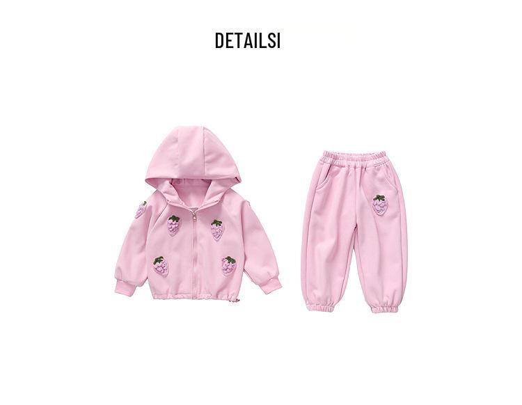 2025 Trendy Girls' Autumn Sportswear Set: Stylish Spring & Autumn Children's Clothing