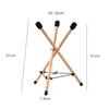 Folding Wooden Handpan Stand Foldable Stable Support