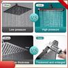 Rain Shower Head High-Pressure Stainless Steel Rainfall Showerhead Large Waterfall Bathroom Square Showerhead