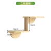 Wooden Cat House Elevated Bed for Cats Wall Mounted Kitten Villa Climbing Shelf for Pets Floating Shelves for Sleeping