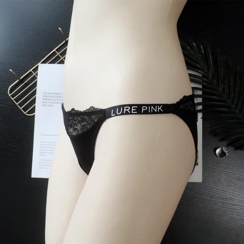Thin Sexy Knickers Women's Low Waist Briefs Patchwork Lace Underwear Women's Ice Silk Breathable Women's Triangle Panties