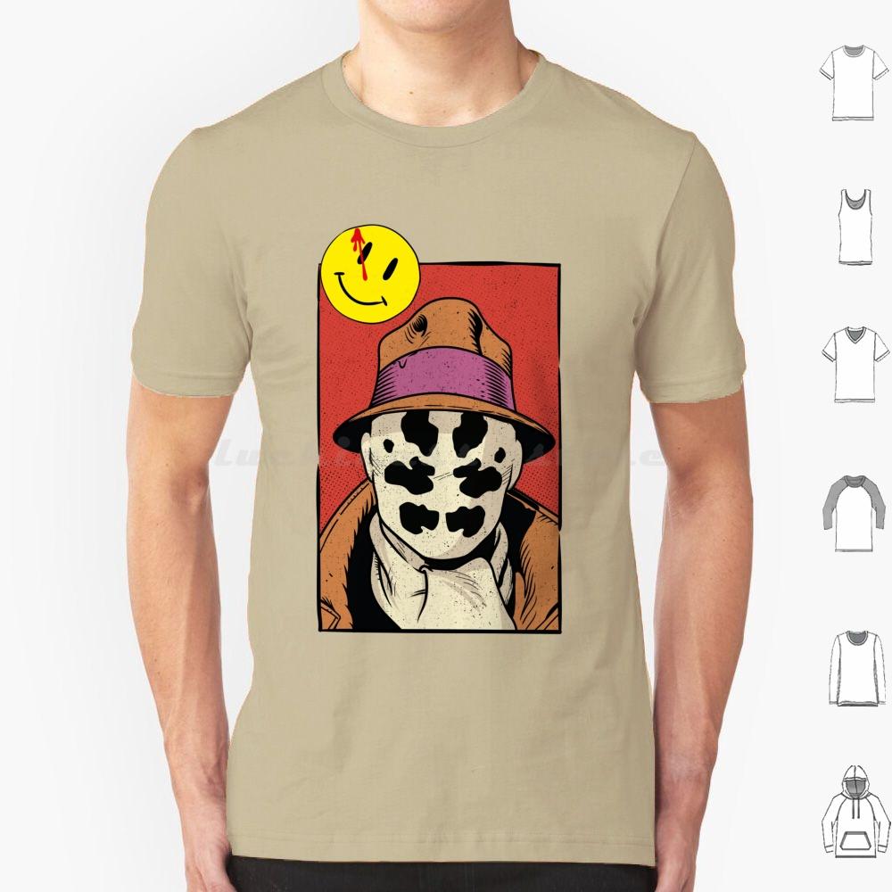 WatchmenRorschach T Shirt 6xl Cotton Cool Tee Rorschach Watchmen Comics Vintage Classic Retro Textured Comic Walter Joseph