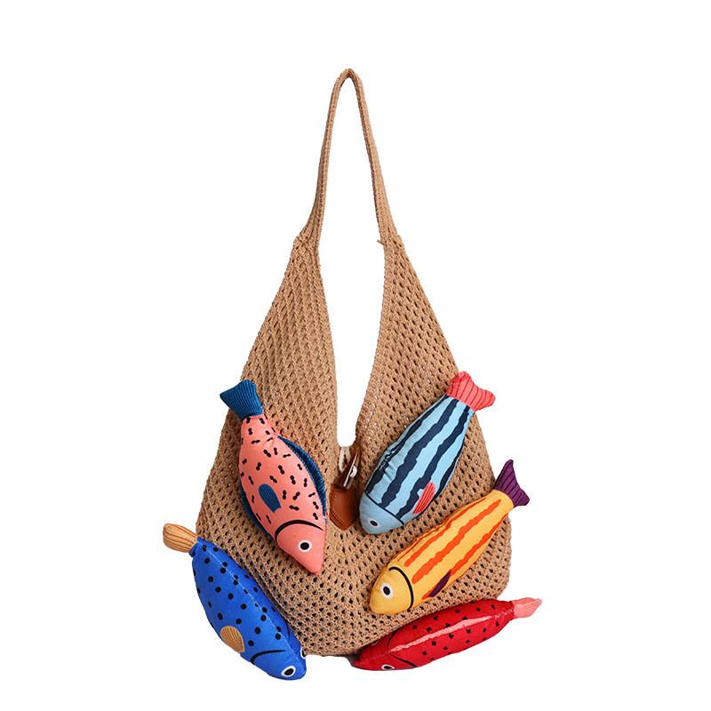Cotton Large Capacity Opentop Tote Bag For Casual Daily Use