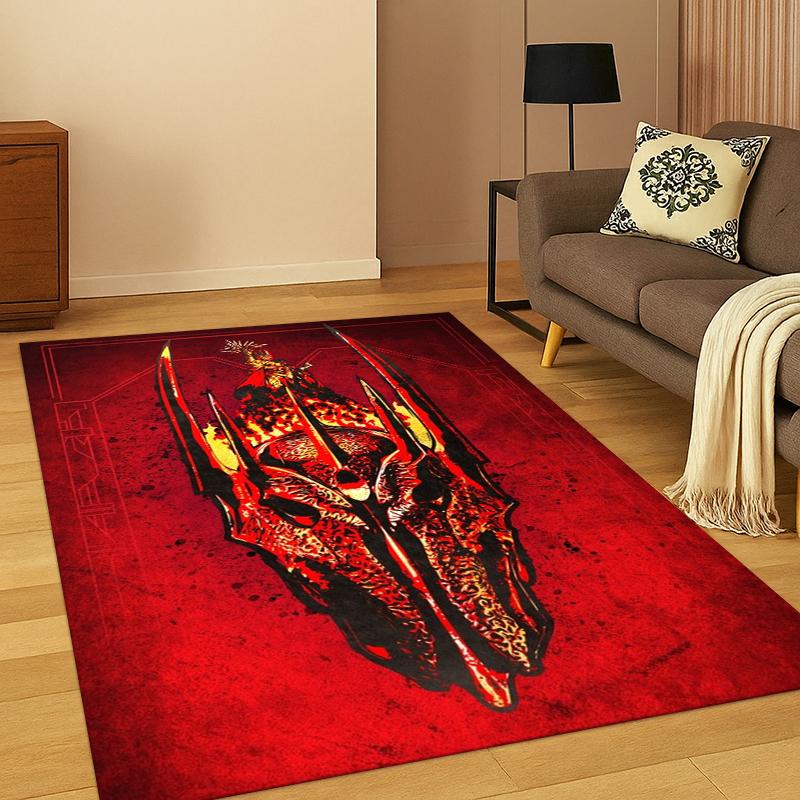 

Movie L-Lord of The Rings H-Hobbit Carpet Rug for Bedroom Living Room Sofa Playroom Doormat Home Decor,Kid Area Rug Non-slip 40x60cm