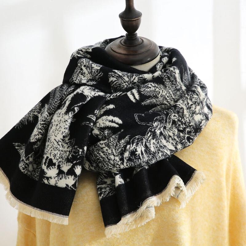 Fumaiide Double-sided Faux Cashmere Shawl Scarf