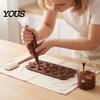 Kitchen Gadgets for Baking Silicone Button Chocolate Mold, Non-Stick Candy Making Tray with 3 Sizes, Easy Release Molds Heat Resistant