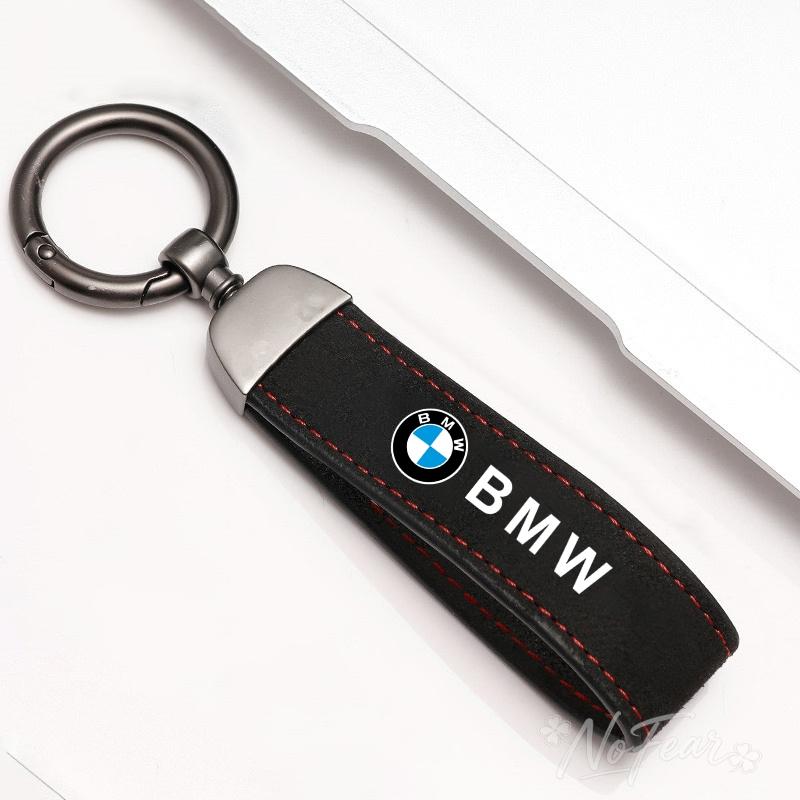 Leather Car Emblem Keychain Keyring For BMW F30 F10 E90 F20 E46 E60 E70 E39 E36 E87 X7 E92 E91 E28 X3 X1 X2X5 X6 E3 Car stickers rvsh75