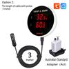 Tuya WIFI Temperature Humidity Sensor Thermometer Hygrometer Smart Life Moisture Probe For Home Plants google home alexa