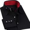Herren Hemd Button-down Kragen Formell Business Langarm Lässig Koreanische Mode Slim Fit Männliche Designer Hemden Weiß