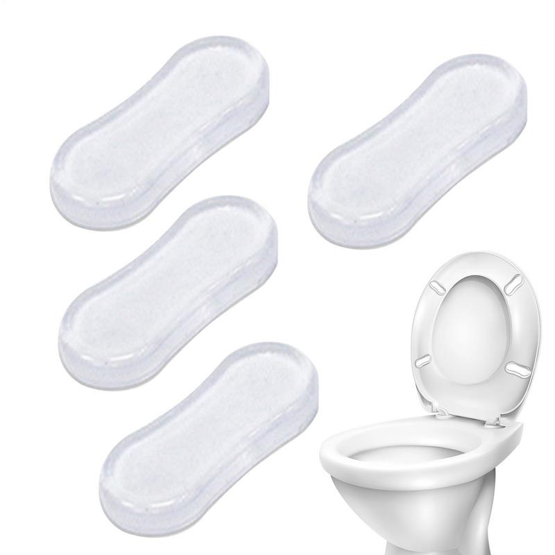 Durable Silicone Toilet Seat Bumper Silicone Toilet Lid Pads Shockproof Toilet Seat Lid Pads Strong Adhesive Toilet Accessories China Mainland