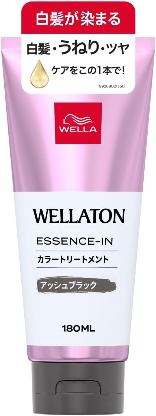 

Wella Color Treatment for Gray Wavy Ash 180ml Color Hair, Care, Black, (Wellatone Essence-in Treatment)