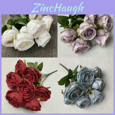 Artificial Rose Bouquet With Soft Fabric For Home Decor And Hotel Gift Displays