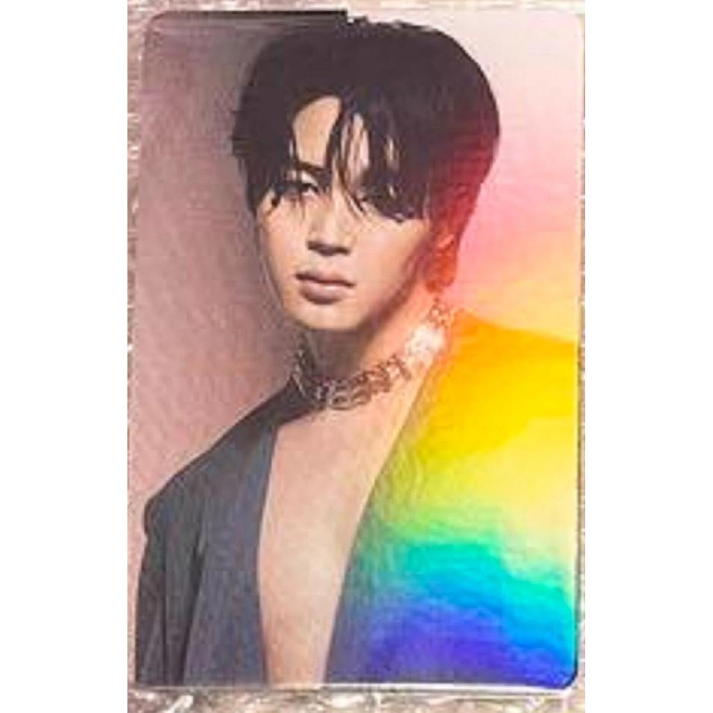 BTS JIMIN FACE OFFICIAL PHOTO CARD JPFC hologram Universal music