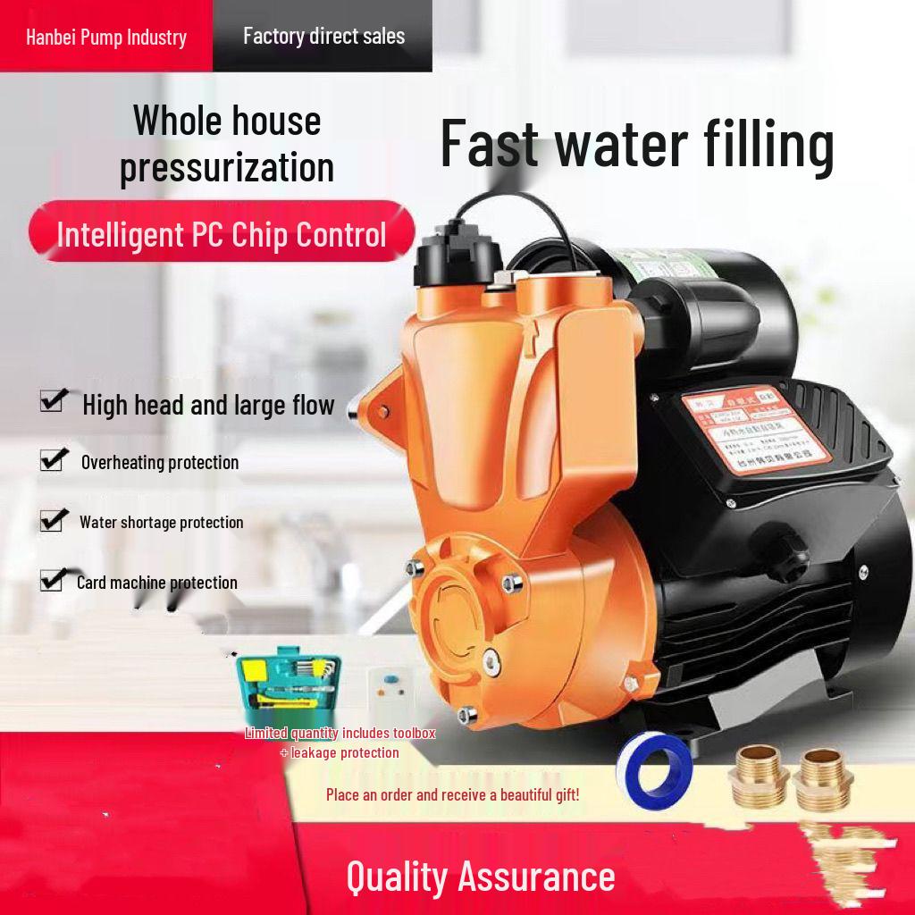 220V Automatic Self-Priming Water Pump for Household and Solar Water Systems