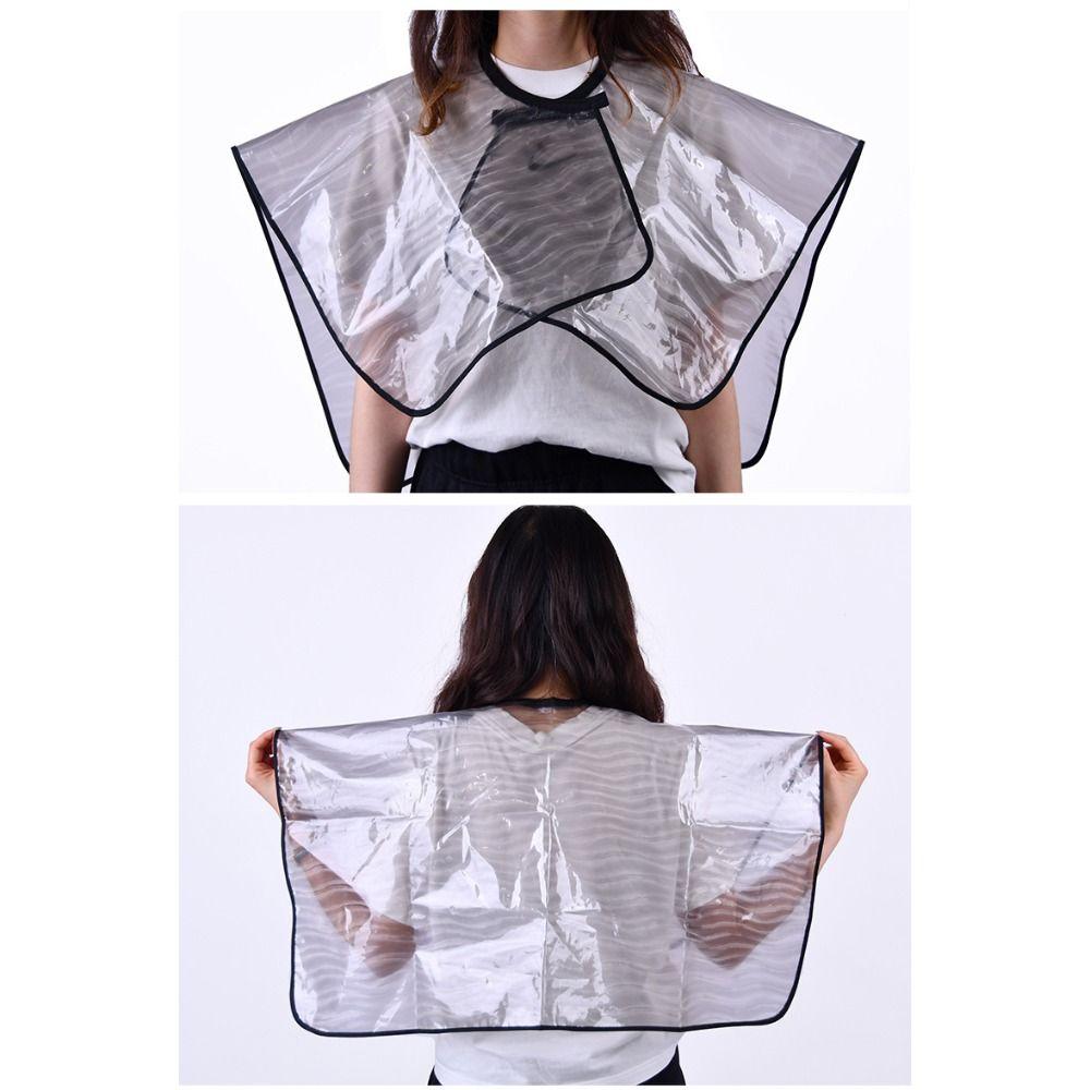 Wiederverwendbarer Friseursalon-Umhang Wasserdichte Haarfärbe-Schürze Dauerwelle Backöl Umhang Friseur