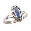 Natural Kyanite Gemstone Handmade 925 Sterling Silver Jewelry Ring Size 8 S2v34