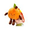 Fruit Series Plush Keychain With Pp Cotton Filling For Gift And Decor