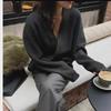 Autumn Old Money Loose Knit Cardigan Sweater