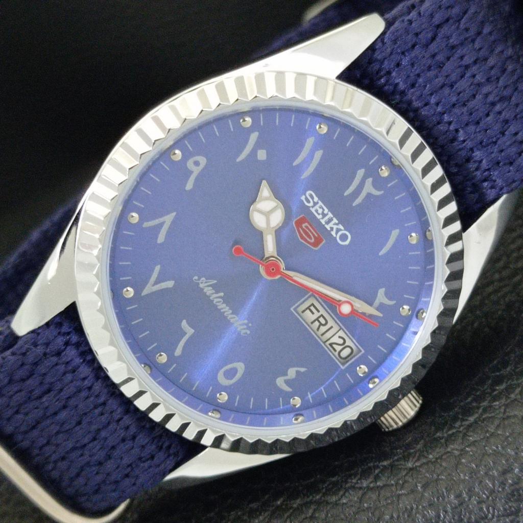 

VINTAGE REFURBISHED SEIKO 5 AUTOMATIC 6309A JAPAN MENS ARABIC WATCH a441418-5 Sk-a441418