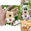 Cute West Highland White Terrier Plush Doll Gift Keychain For Friends And Lovers