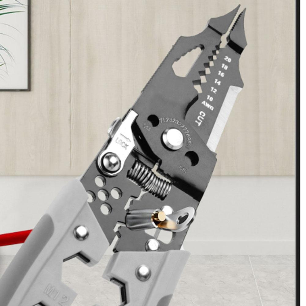 Cable Plier Electrician Pliers Pliers Tool For Striping Trimming Crimping 100mm Handle Hand Tools High-grip Forceps