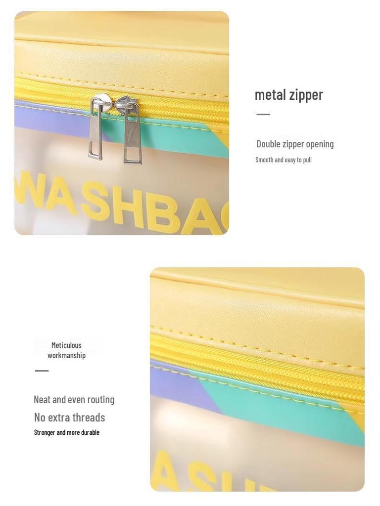Bolsa de Almacenamiento Impermeable de Gran Capacidad para Maquillaje y Artículos de Tocador
