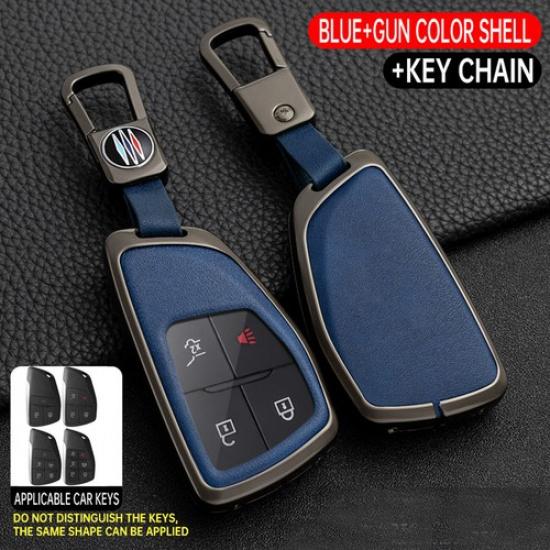 1Pc Zinc Alloy Remote Key Fob Cover Case For Chevy Suburban Silverado Tahoe