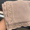 Nordic Baby Cotton Knit Yarn Swaddle and Stroller Blanket