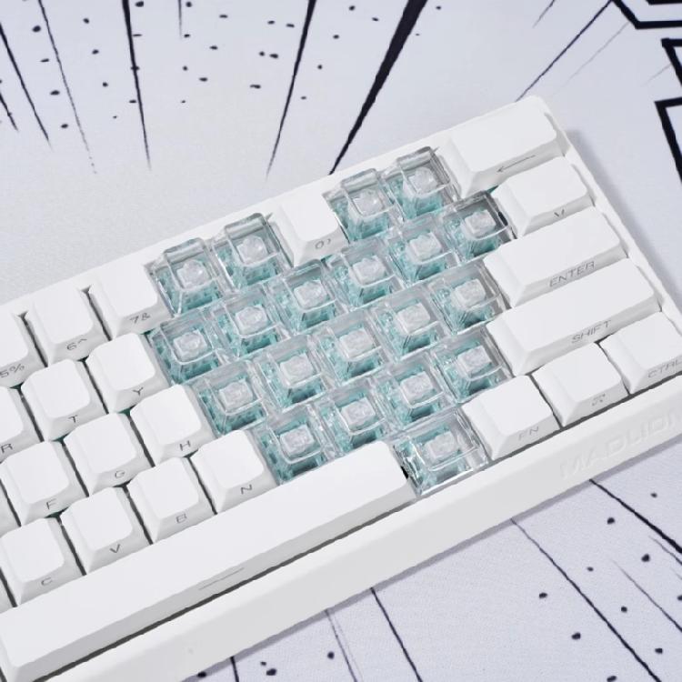 PC Herz Keycaps 21 Tasten OEM Höhe Rutschfest Mechanisches Upgrade