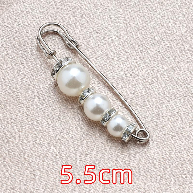 Pearl Waist Pins, Accessories, Dresses, Large Waistband, Small Clothes Neckline, High-end Anti-light Brooch