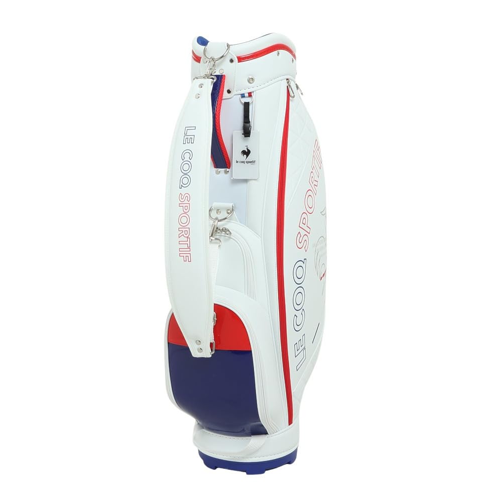 

Сумка Coq Caddy, тип 6, совместимая с 46-дюймовым цветным гольфом QQCVJJ01 WH00 [Le Sportif] 8,5 для женщин (белый)