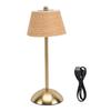 Cordless Table Lamp 1200mAh USB Battery Operated 3 Color Stepless Dimming Touch Bedside Lamp for Bedroom Living Room