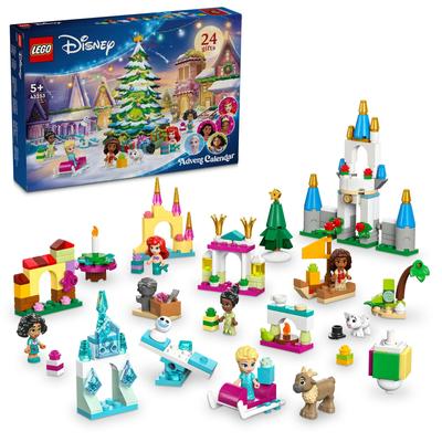 LEGO Disney Princezna LEGO Disney Adventní kalendář 2024 Hračka Hračka Dárek k narozeninám Vzdělávací Vánoce Dívky Chlapci Děti 5 let 6 let