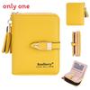 Minimalist Womens Pu Leather Wallet With Tassel For Daily Use