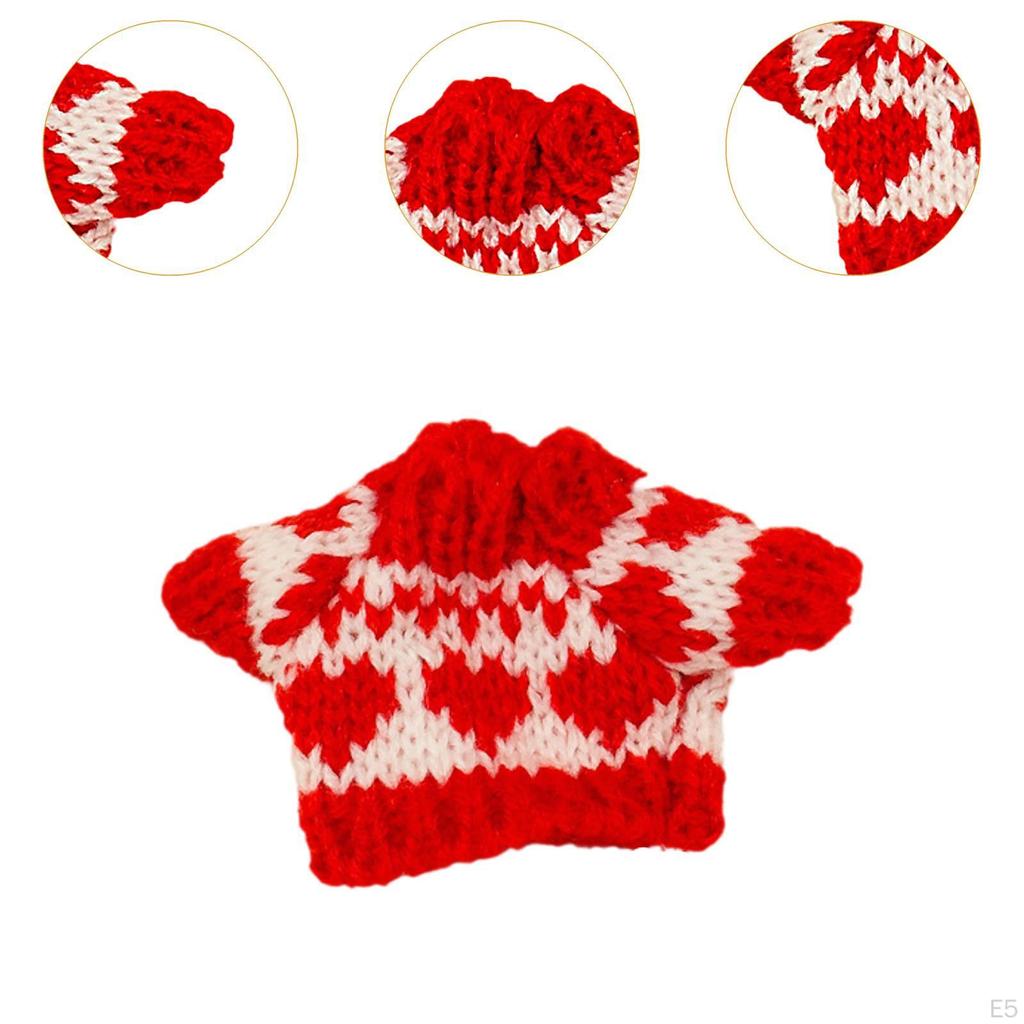 15cm Plüschpuppenkleidung Niedliches Anziehen Foto-Requisiten Modekleidung Outfits