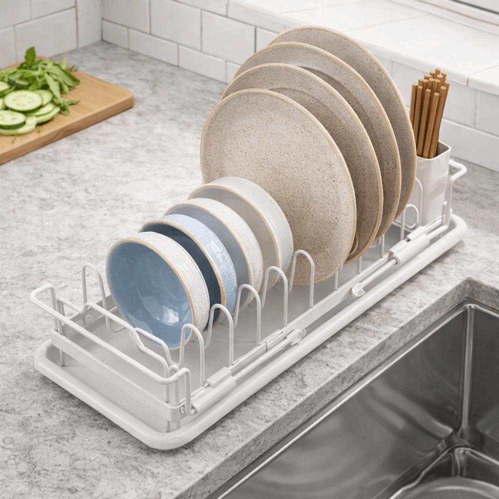 Non-Slip Expandable Dish Drying Rack Draining Sink Drain Rack Sink Dish Drying Rack Kitchen