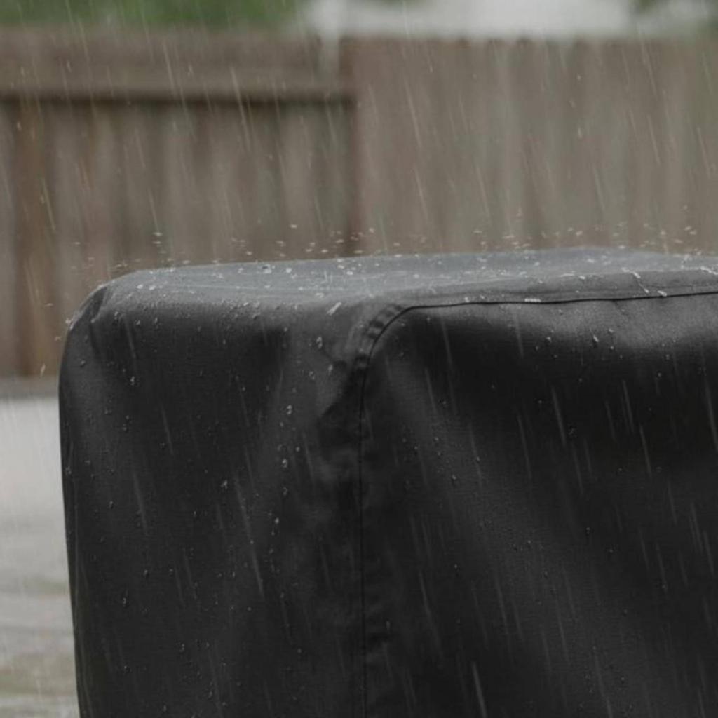 Outdoor Generator Cover Fitted Equipment Shelter Black