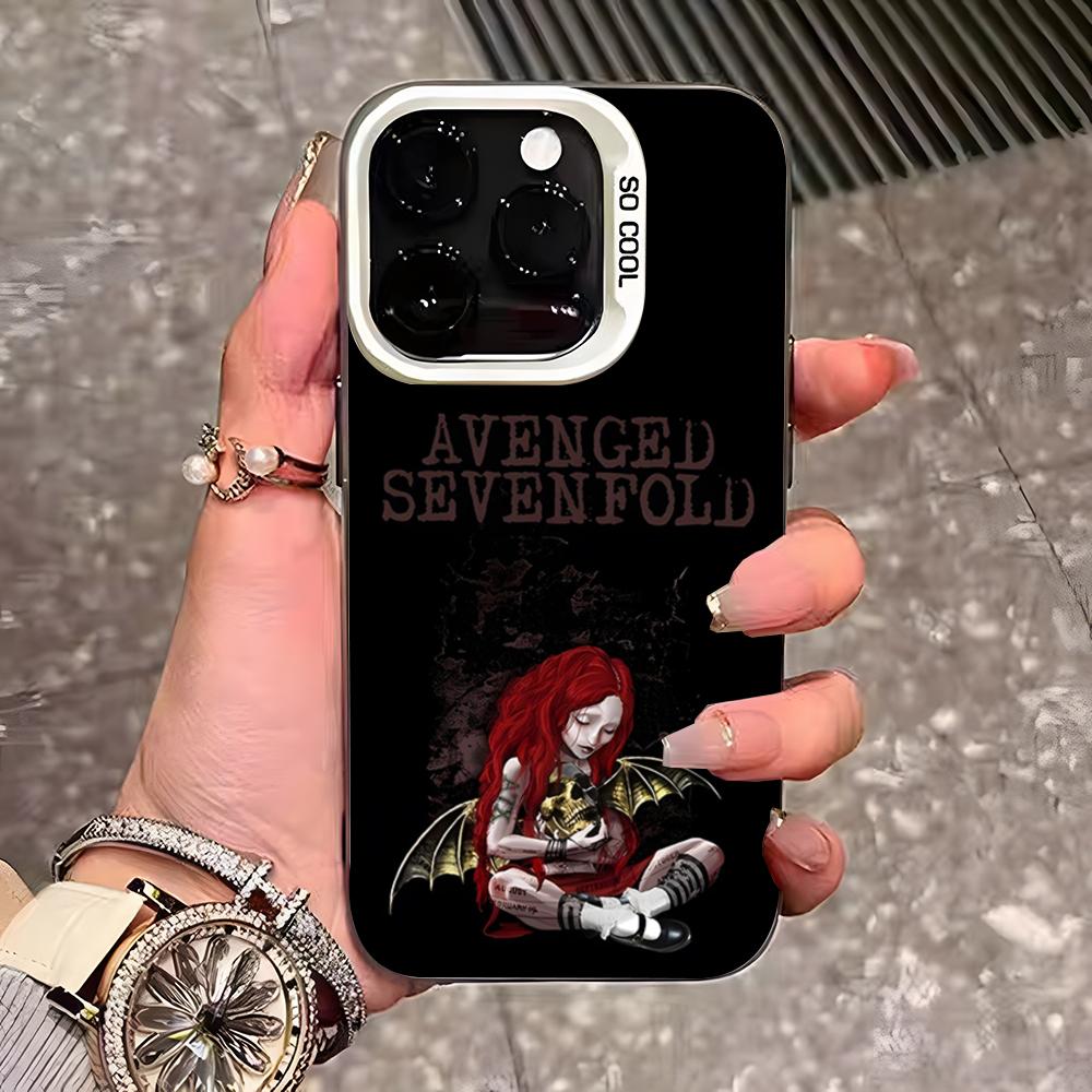 Avenged S-Sevenfold R-Rock Phone Case For IPhone 17 Pro Max 16 Pro Max 15 14 13 11 12 Mini Xs X Xr 7 8 Plus Se Color Silver Cov