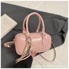 Niche Design Retro Bowling Bag Women's 2025 New Fashion Messenger Bag Simple Handbag Shoulder Bag