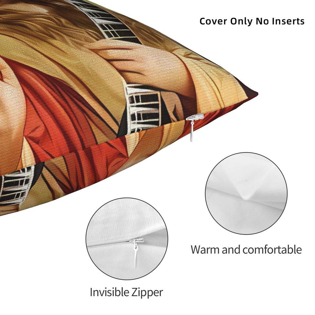 Pillow Cover Megadeths Band Saint Mustaine Cute Funny Pillow Case For Living Room Bed Chair Pillowcases