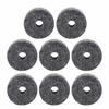 8-Piece Set of Standard Size Cymbal Washers/Drum Felt Pads, Lightweight and Resistant To Deformation, Replacement Cymbal Felt Pads for Drums, Improves