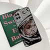 Yuri Gagarin Y Laika Fodral För Oppo A15 A16 A17 A52 A72 A76 A96 A54 A74 A94 A54S A57S A58 A78 A98 A57 A77 Skydd