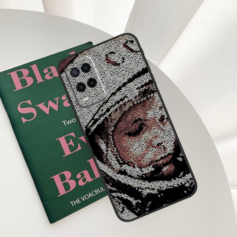 Yuri Gagarin Y Laika Fodral För Oppo A15 A16 A17 A52 A72 A76 A96 A54 A74 A94 A54S A57S A58 A78 A98 A57 A77 Skydd
