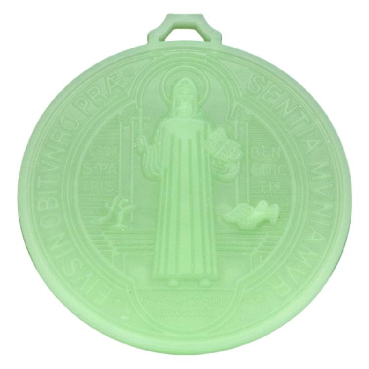 

2Pcs 5inch Benedict Crosses Offering Nighttimes Illuminations for Faithfuls and Spiritual Practices